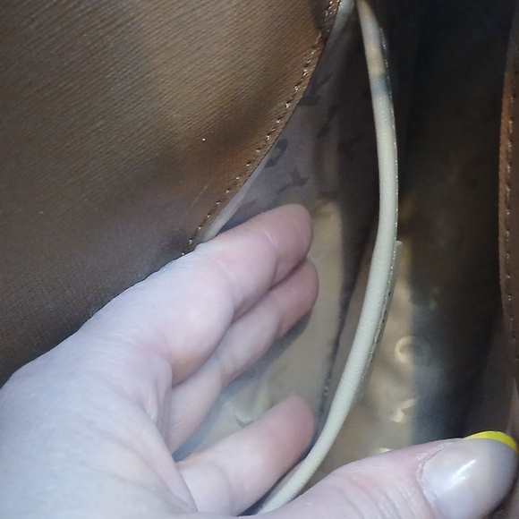 NEW!! DKNY Signature Logo Brown Bryant Flap Over Shoulder Bag/crossbody/ Clutch - Picture 12 of 17